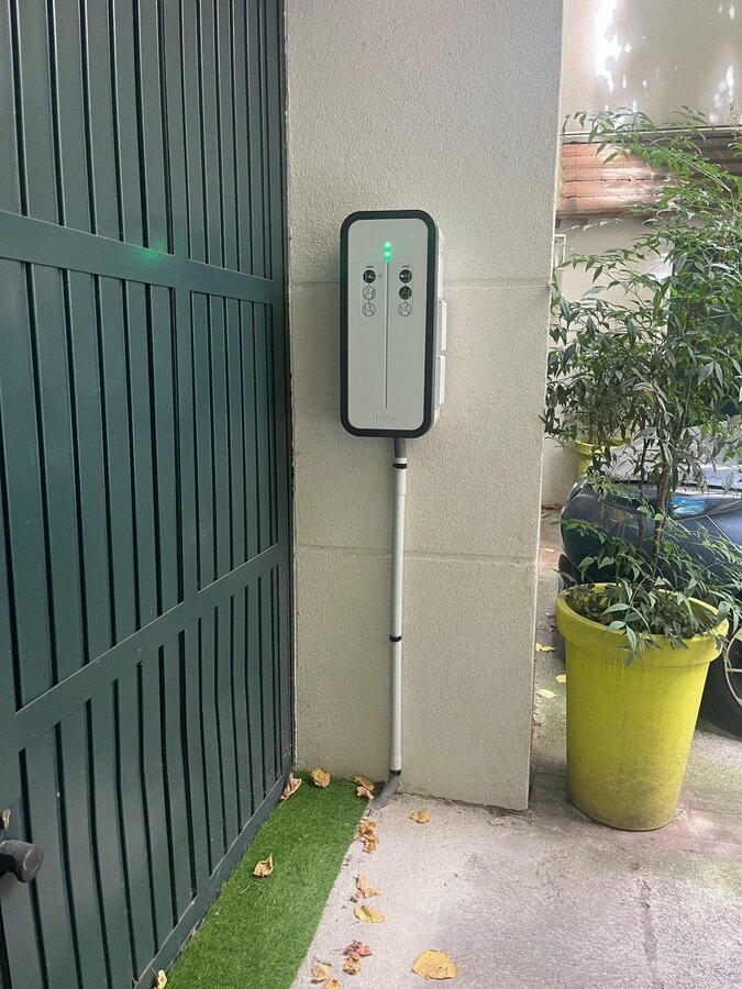 Installation de borne de recharge ADTSI CONNECT